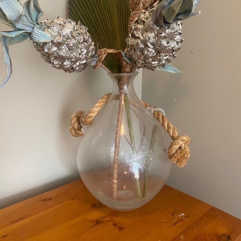 Pier 1 Imports Rope Handle Vase - Picture 4 of 4